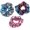 Hair Scrunchies Set 4, variant on Shiny Metallic Scrunchies for Women Hair Scrunchie Elastics Ponytail Holder for Gym Dance Party Club