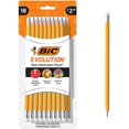 thumbnail image 1 of BIC Evolution Cased Pencil, 2 Lead, Yellow Barrel, 18-Count, 1 of 5