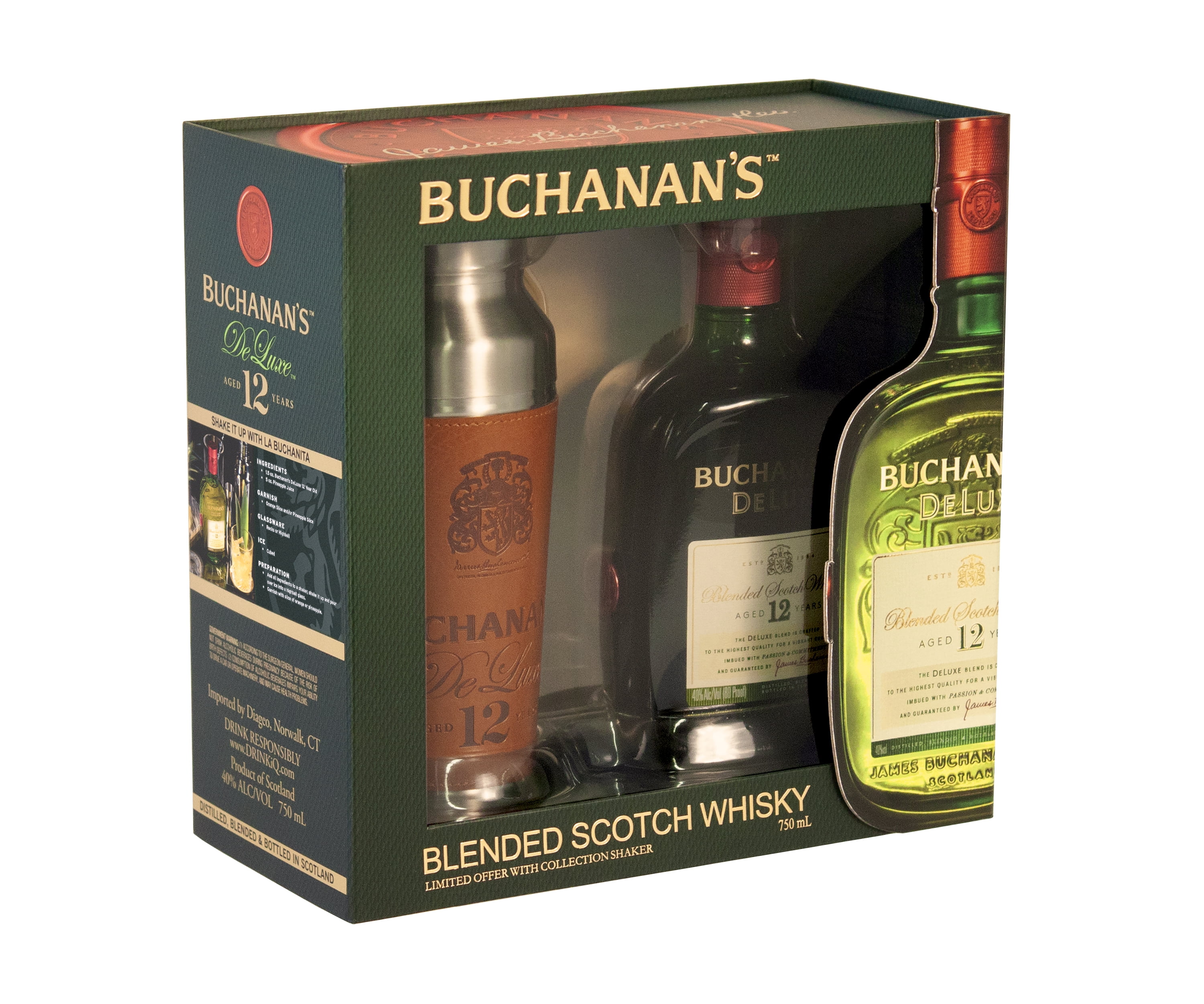 Buchanan S Deluxe Aged 12 Years Blended Scotch Whisky Special Pack