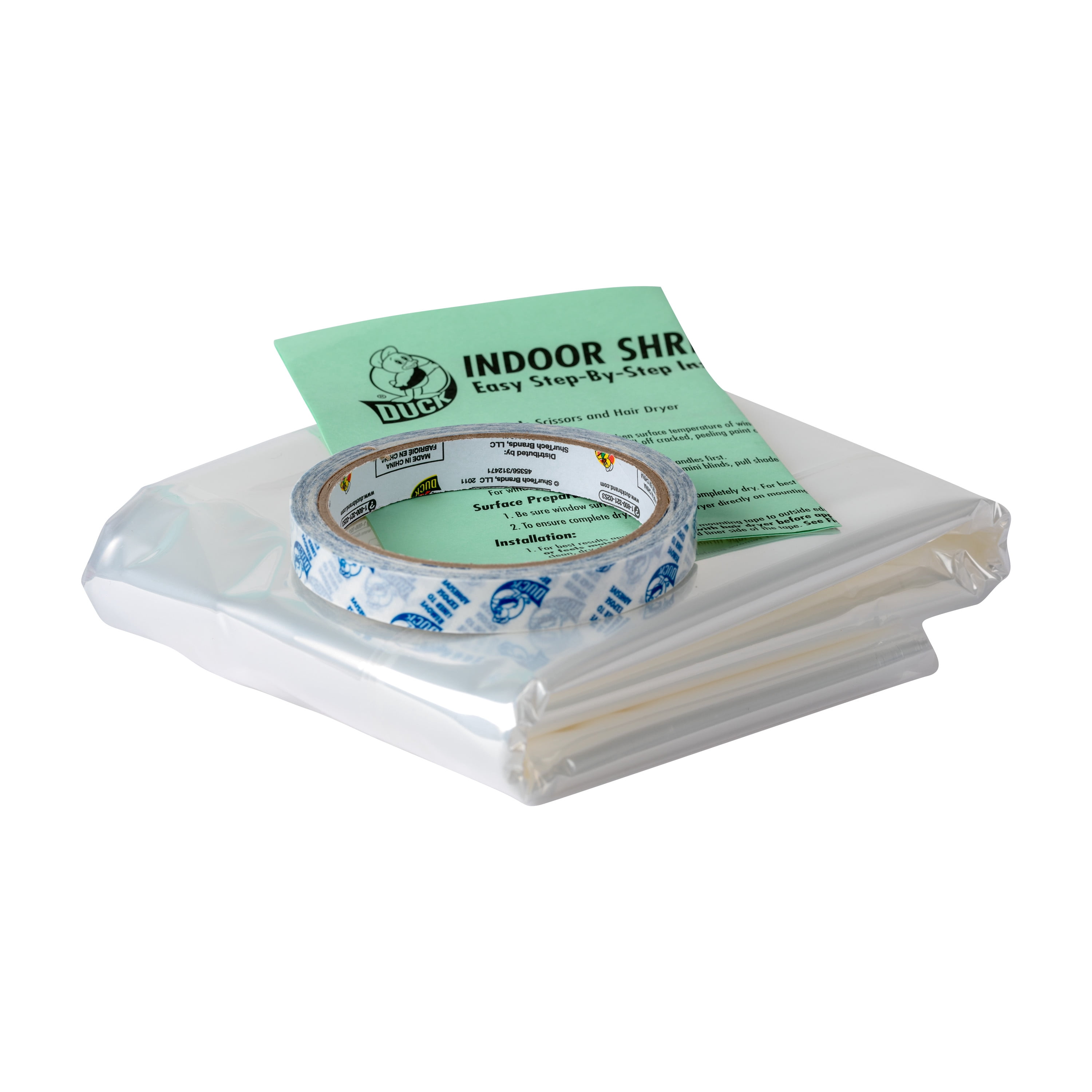 Duck Max Strength Window Insulation Kit, Indoor, 3 Pack, 62 in. x 126 in.