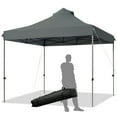thumbnail image 1 of Costway 10' x 10' Portable Pop Up Canopy Event Party Tent Adjustable W/Roller Bag Grey, 1 of 10