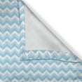 thumbnail image 6 of Ambesonne Antique Grommet Curtain, Sealife Aqua Zig Zag, 50" x 63", Pale Blue Pale Blue, 6 of 6