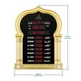 thumbnail image 4 of Digital Azan Clock – Automatic Prayer Time Display | Islamic Wall Clock with Temperature, Date & Iqamah, 4 of 5