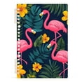 thumbnail image 7 of FORMRS 1-Subject Spiral Notebook 8" x 5" College Ruled 60 Refillable Sheet, 2 Pack, Yellow Floral Flamingo, 7 of 7