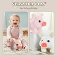 thumbnail image 6 of Realistic Walking & Mouth-Moving Pig Plush Toy | My Cute Pet Piggy Stuffed Animal | Perfect Birthday Gift for Kids Boys & Girls(Pink Pig -1PCS) ﻿ ﻿, 6 of 6