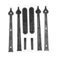 thumbnail image 2 of Magnetic Garage Door Hinges Handles American Style ABS Decorative Gate Hardware Accessory, 2 of 5