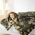 thumbnail image 4 of jejeloiu Farmhouse Camouflage Hunting Queen Comforter Set,Football Soccer Sport Bedding Comforter Set For Boys Men Reversible 3 Pieces, 4 of 8