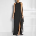 thumbnail image 1 of CHOK Robe de Soirée pour Femmes Formelle Maxi Cape Fendue Longue Robe Grande Taille Longueur au Sol Robe Maxi de Fête Élégante Chic (X-Grand Rouge), 1 of 5