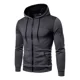 thumbnail image 1 of Sudadera Con Capucha Y Cremallera Para Hombres Cálido Moda, 1 of 5
