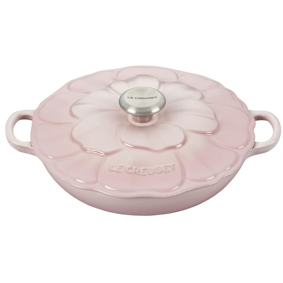 Hierro fundido esmaltado Braiser Le Creuset Signature, 2,25 L, color rosa