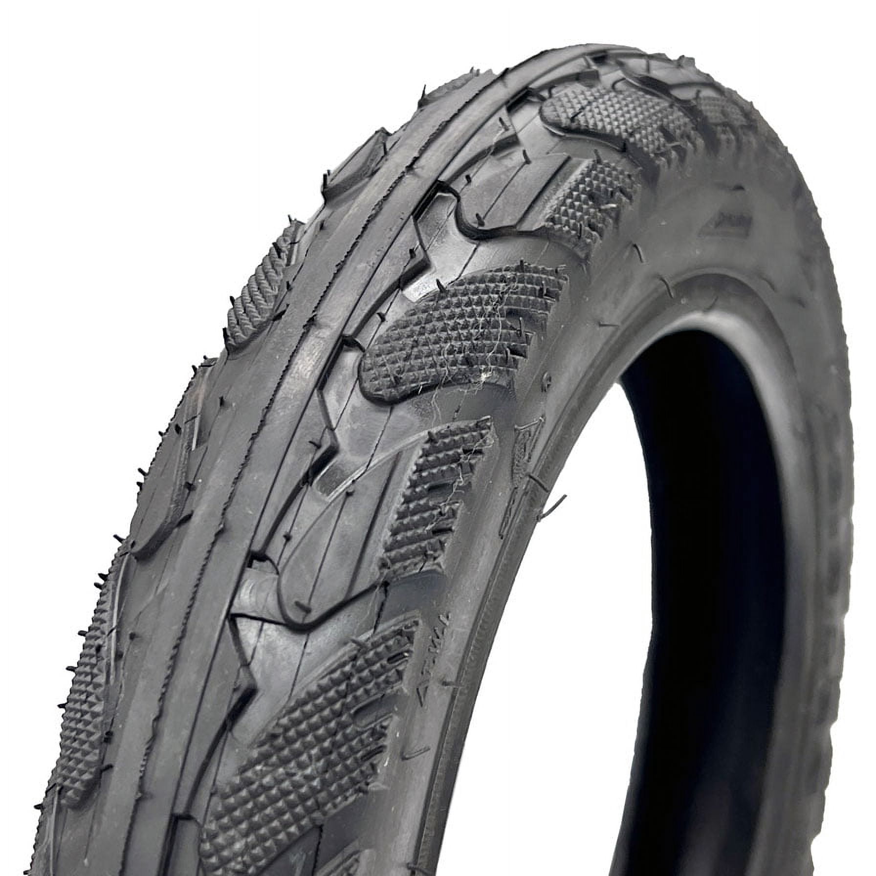 Street Tread Tire Size 16x3.0 Fits Electric Bikes, Scooters, e-Bikes, Mopeds, Kids Bikes BMX