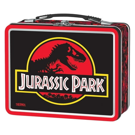 UPC 041205717461 product image for Thermos Jurassic Park Logo Tin Lunch Box | upcitemdb.com