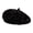 Pumpkin hat black, variant on Fashion French Beret Sequins Beret Hat Winter Headwear Accessory For Women