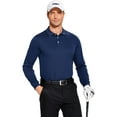 thumbnail image 5 of Pinspark Mens Long Sleeve Polo Slim Fit Golf Shirts for Men Quick Dry Moisture Wicking Polo Shirts Collared Shirt Men, 5 of 6