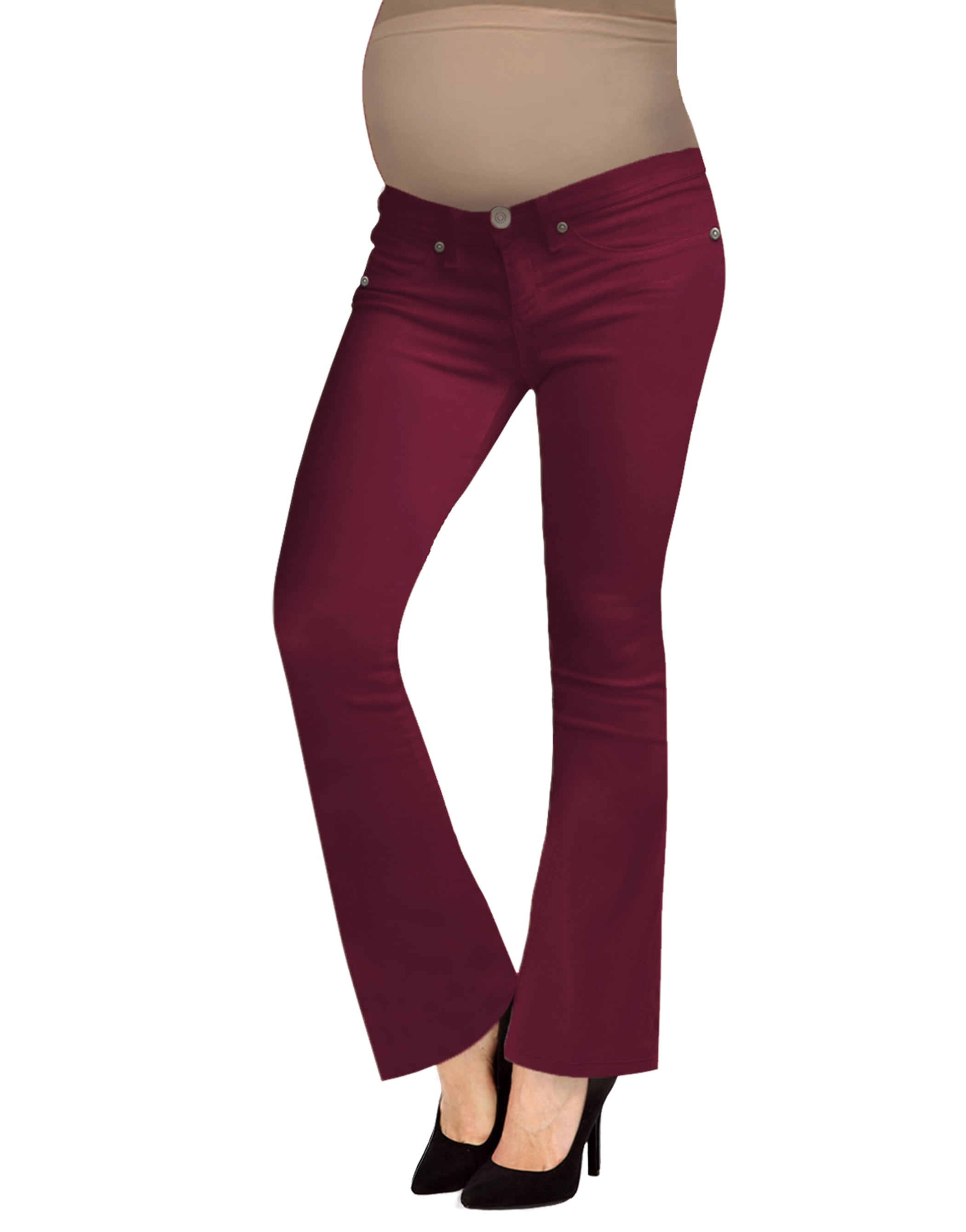 Bermuda Capri Hybrid & Company Super Comfy Stretch Womens Skinny Maternity Jeans