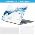 thumbnail image 2 of For MacBook Pro 13.3 Inch Case 2020 Release A2251 A2289 With Retina Display  Plastic Hard Shell Case & Keyboard Cover & Screen Protector P2, 2 of 8