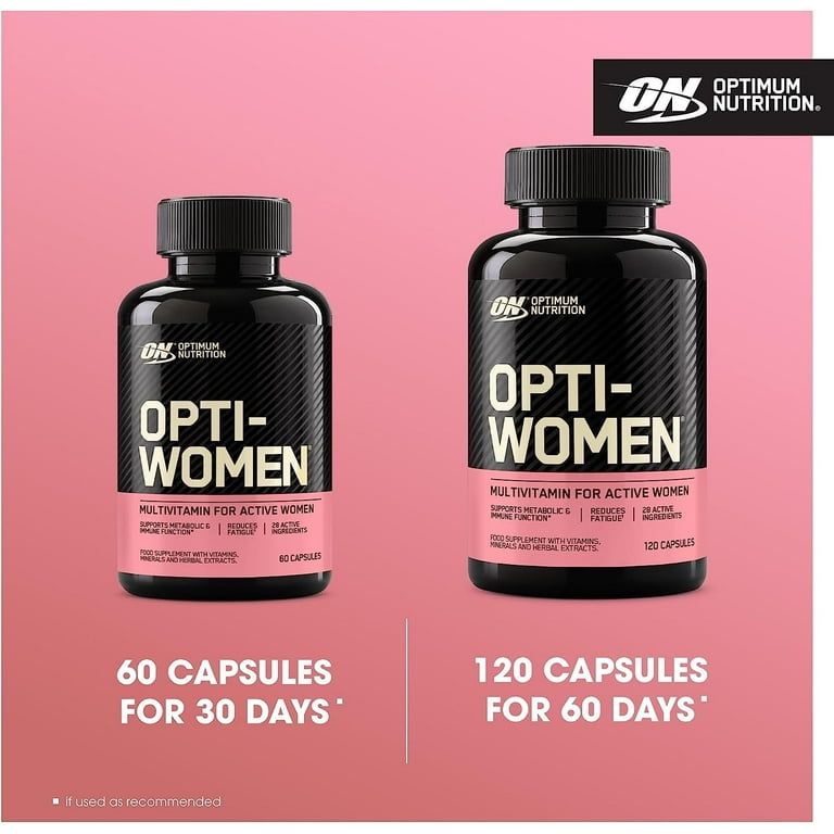 Optimum Nutrition, Opti-Women Multivitamin, 120 Ct, Vitamins for