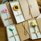 thumbnail image 3 of Sobre de papel Kraft, tarjeta de felicitación, postal, rosa, flor del sol, carta de mensaje, regalo de Año Nuevo, papelería, deseos de cumpleaños, 3 paquetes, 3 of 4