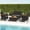 Mix Brown + Gray, variant on Costway 4 PCS Patio Wicker Sofa Set with Coffee Table Acacia Wood Armrests & Tabletop Mix Brown/Brown