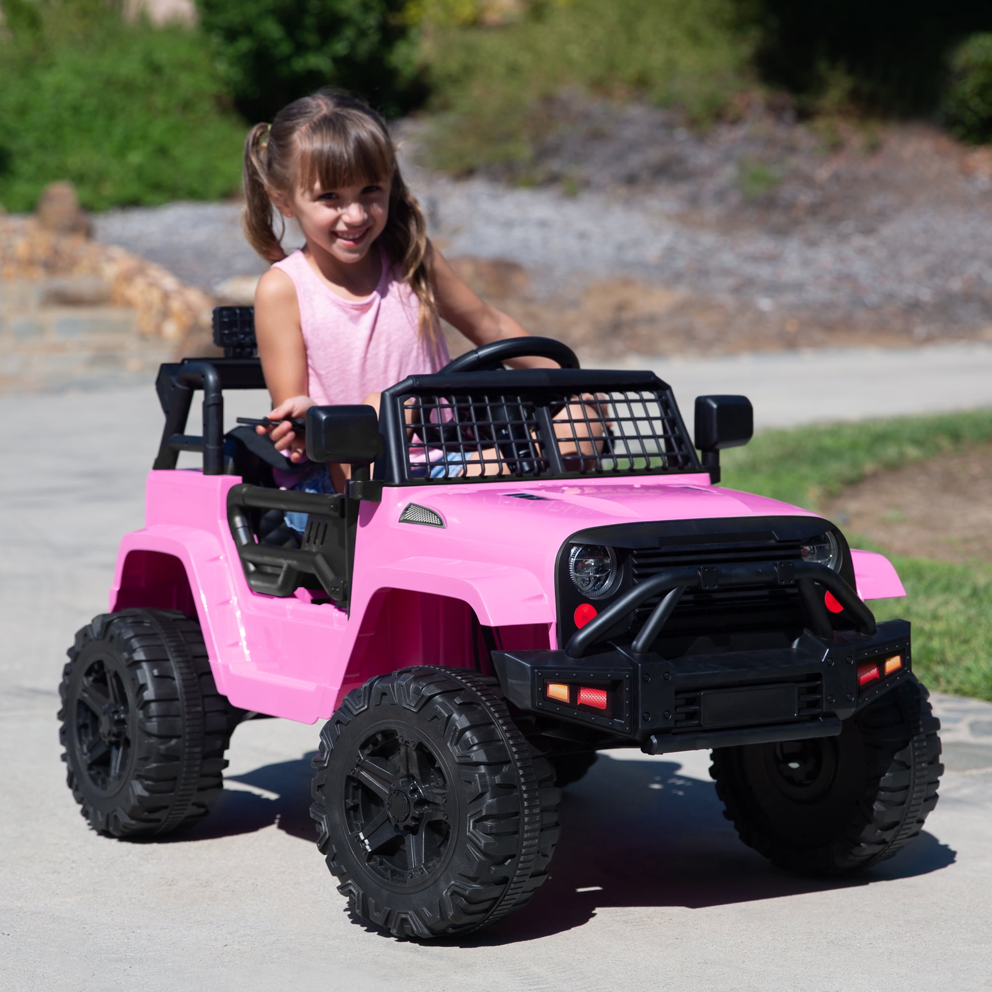 best choice products pink jeep
