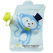 Squeeze Happens Reusable Food Pouch - Set of 2 - Monkey