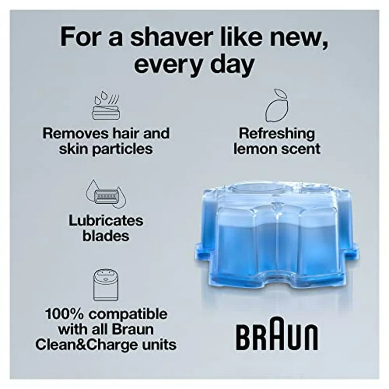 Braun Clean & Renew Refill Cartridges CCR - 4 Pack