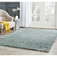 thumbnail image 2 of Safavieh Athens Shag Collection SGA119D Seafoam Square Area Rug (6'7" Square), 2 of 3
