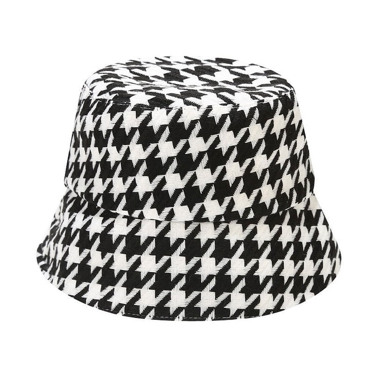 COCOpeaunt New Retro Classic Houndstooth Pattern Fisherman  display picture 2