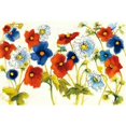 thumbnail image 3 of Novak, Shirley 24x17 Black Modern Framed Museum Art Print Titled - Independent Blooms I, 3 of 5