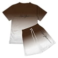thumbnail image 4 of XIYON Boys Outfit 2 Piece Cool Gradient Boys Short Sleeve T Shirt And Shorts Outfit Breathable Mesh Casual Playwear Clothes For Boys 7-8 Years, 4 of 4