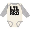 thumbnail image 3 of Inktastic Little Brother Lil Bro Boys Boys Long Sleeve Baby Bodysuit, 3 of 5