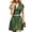 ☪278-Green, variant on Nuoqisi Women's Solid Denim Dress Short Sleeve Lapel Button Pocket Zipper Skirt Cardigan Skirt - Casual Jean Midi Dress for Office, Pants for Women