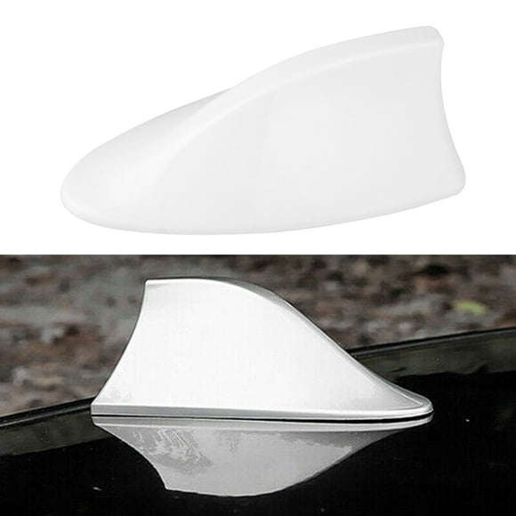 Silver Shark Fin Roof Antenna Cover For 2015-2019 Hyundai Sonata, Elantra, Kia Optima - AM/FM Signal, Easy Install