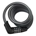 thumbnail image 1 of ABUS 6 Series Combo Coil Cable Lock, Black, 185cm/12mm, 1 of 9
