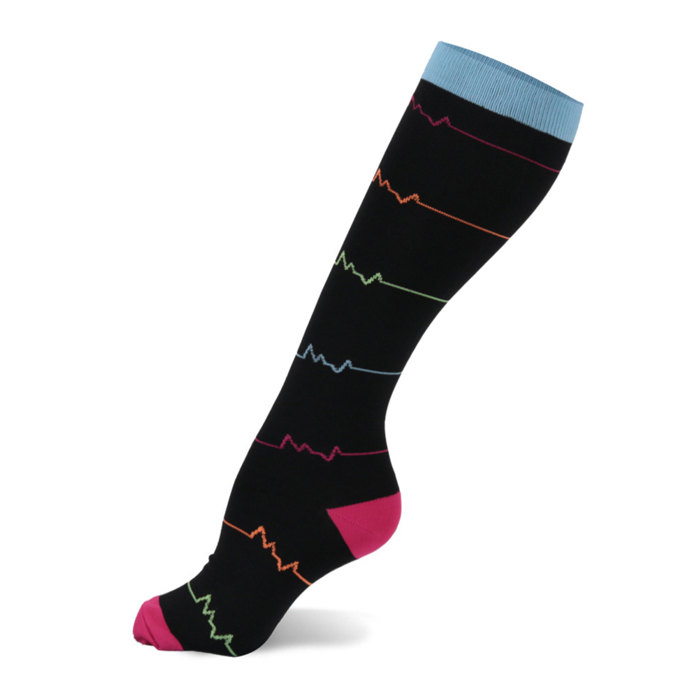 Best Striped Fun Compression Socks For All Day Wear Knee High Nurse