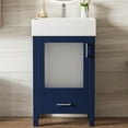 thumbnail image 2 of ENSHUI 20-Inch Bathroom Vanity With Ceramic Sink & Ample Storage, Ideal For Small Bathrooms, Blue, 2 of 12