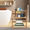 thumbnail image 5 of Giantex 3-Tier Bamboo Spice Rack, Countertop Storage Organizer for Kitchen and Bathroom, Spice Bottle Jars Holder with Adjustable Shelf (Natural), 5 of 10