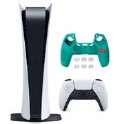 2023 Newest PlayStation_PS5 Gaming Console Digital-Version W/ Silicone Controller Cover Skin