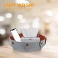 thumbnail image 2 of AURARMLET Plateau de Transport Quotidien en PU Gris pour Rangement de Bibelots 1 Pcs, 2 of 4