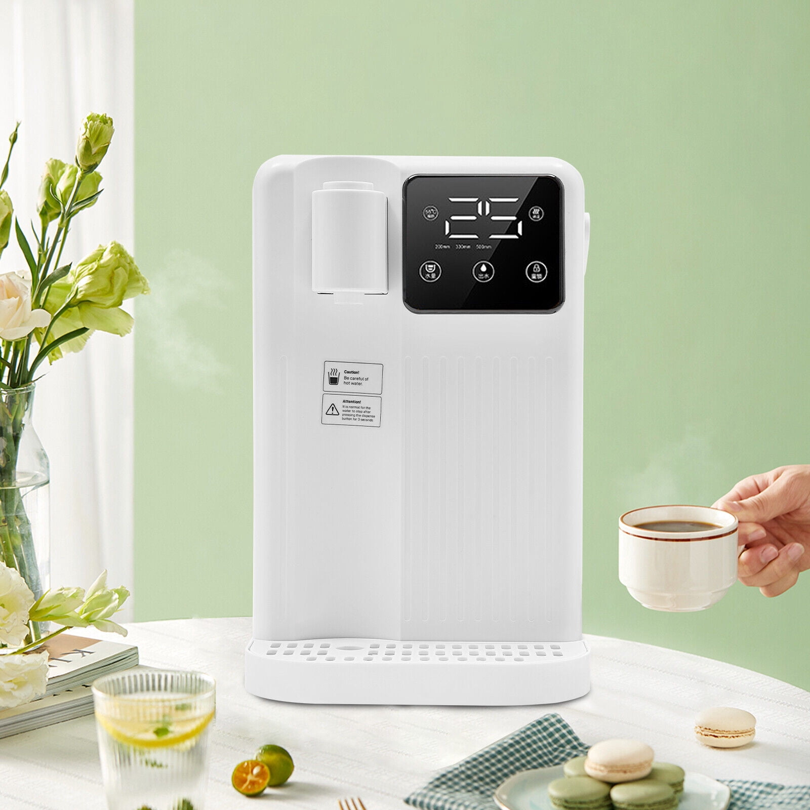 Home Instant Hot Water Dispenser, White Desktop Instant Hot Water Dispenser, Desktop Corded Water Dispenser - YQ-S2