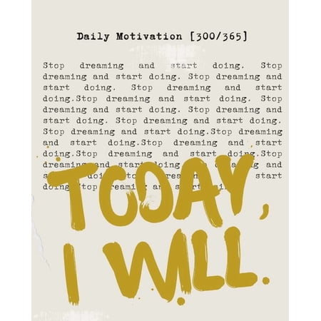 Daily Motivation - Self Talk Inspirational Poster Print. Motivational Wall Art. Ideal for Home Décor Office Décor. Program Yourself to Win the Day. Great Gift
