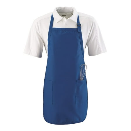 Augusta Sportswear Full Width Pockets Apron, One Size, Kelly