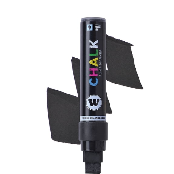 Molotow Chalk Marker - Black, 15 mm
