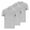 Gray, variant on Wancir 3-Pack Men's Essential V-Neck Undershirts – Breathable, Tagless, Cotton Mens T Shirt, White
