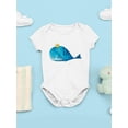 thumbnail image 3 of Whale With A Crown Bodysuit Infant -Image by Shutterstock,  12 Months, 3 of 4