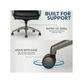 thumbnail image 6 of La-Z-Boy Nova High Back Modern Faux Leather Executive Office Chair in Black, 6 of 8
