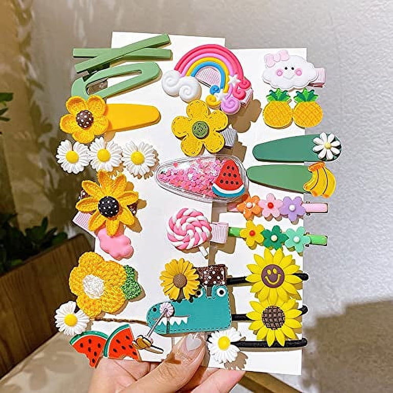 24 Pcs Fashion Hair Clips Cute Hair Accessories Mix Colorful  display picture 2