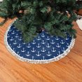 thumbnail image 3 of Falda con diseño de árbol de Navidad GHYGTY mandala azul marino 120 cm, 3 of 4