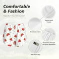 thumbnail image 6 of Picia Hand Drawn Watermelon Pattern Women's 2 in 1 Athletic Running Shorts High Waisted Workout Casual Gym Sweat Shorts with Comfy Liner Zipper Pockets-Medium, 6 of 9