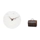 thumbnail image 5 of Reloj de pared decorativo silencioso, organizador redondo de madera, joyero, tablero de fibra de densidad media, ideal para sala de estar, dormitorio,, 5 of 8